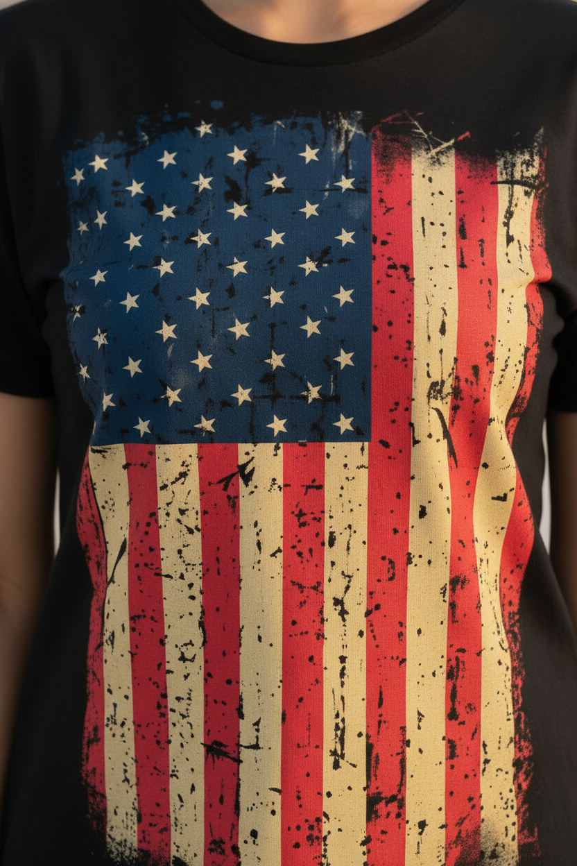 Heritage Graphic Black Tee for Her | Fadrita Wear