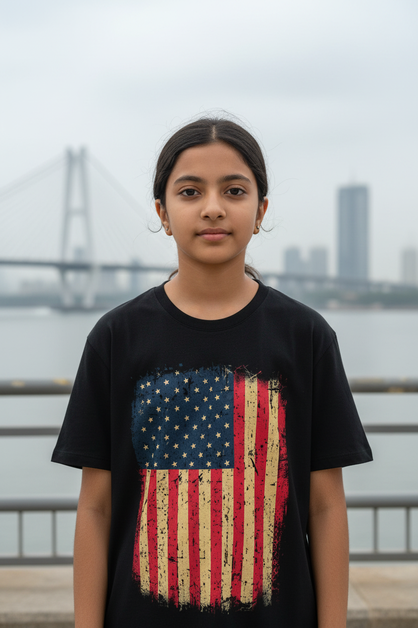 Heritage Graphic Black Tee for Her | Fadrita Wear